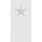Ekena Millwork Standard Foster Star Plinth Block With Square Edge, 3 1/2"W x 7"H x 1/2"P PBP035X070X050FOS06 - alternate 3
